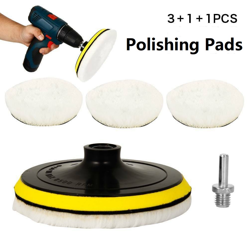 Polishing Pad Buffing Wheel Kit 17pack, Buffing Wheel Drill For Metal  Aluminum Stainless Steel Chrome Wood Plastic Etc