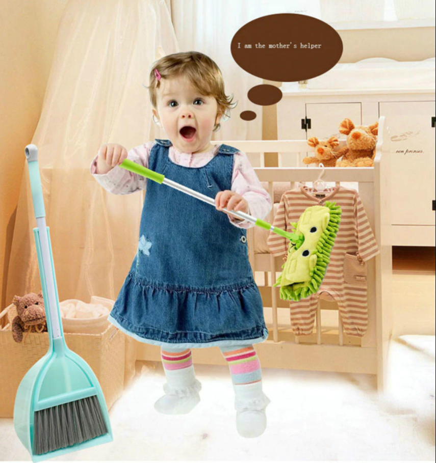 BỘ ĐỒ CHƠI CHỔI LAU VÀ QUÉT NHÀ CHO BÉ GIÁO CỤ MONTESSORI BỔ ÍCH GIÚP BÉ THỰC HÀNH KỸ NĂNG SỐNG VÀ BIẾT PHỤ GIÚP BA MẸ LÀM VIỆC NHÀ - BAO NGON TOYS