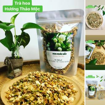 Trà Hoa Nhài sấy lạnh nguyên bông, Trà Thảo Mộc Giảm Mỡ Bụng Đẹp Da - Hương Thảo Mộc