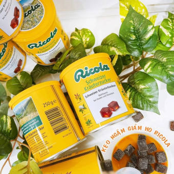 Kẹo ngậm trị ho Ricola Đức Original chính hãng