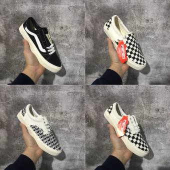Giày thể thao Vans các màu Hot trend nam nữ, Giày sneaker Vans lười caro, Giày Vans đen vault, Giày Vans caro buộc dây, Giày Vans chữ, Giày Van dễ phối đồ