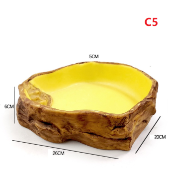 Máng chứa nước giả đá dành cho bò sát