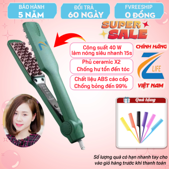 Máy dập xù bấm tóc Zlife Z359, máy dập phồng chân tóc, máy bấm làm phồng tóc chân vuông