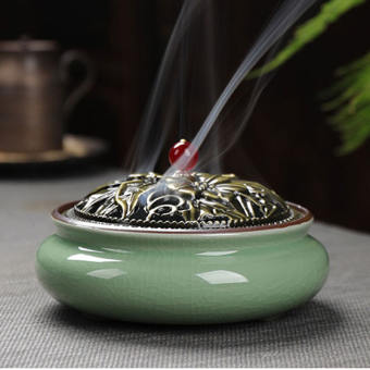 Lư Hương Gốm Sứ cao cấp Xông Trầm, Đốt Hương