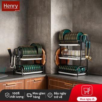 2/3 Tầng Kệ Để Chén Đĩa 304 Kệ để bát đĩa ,Giá Bát Nhỏ Có Khay Hứng Nước