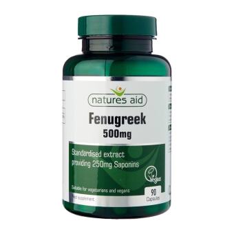 Viên uống lợi sữa cỏ cà ri Fenugreek Natures Aid 500mg