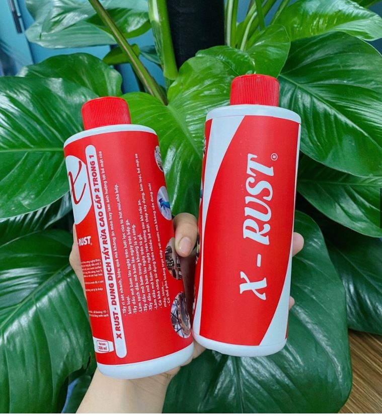 Chai xịt Tẩy X RUST Đa Năng Làm Sạch Bồn Cầu, Gương Kính , Làm Mới Đồ Vật Sáng Bóng