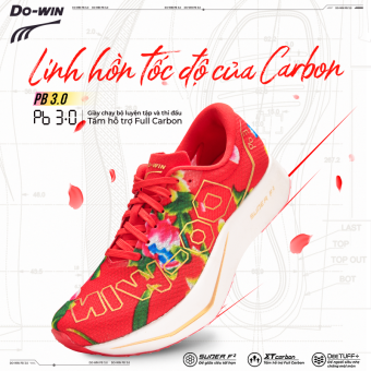 Giày chạy bộ Marathon Do-win  Phiên bản Hoa Thổ Cẩm