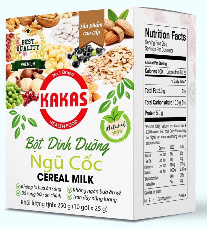 Bột ngũ cốc dinh dưỡng kakas
