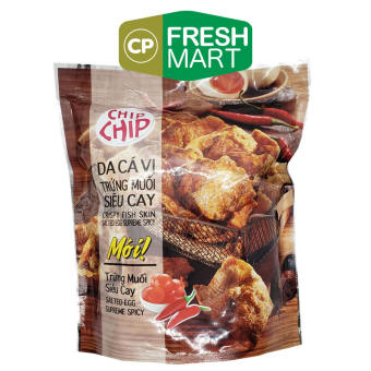Snack Da Cá Giòn Vị Trứng Muối  Snack CP, Da cá chiên giòn tẩm trứng muối