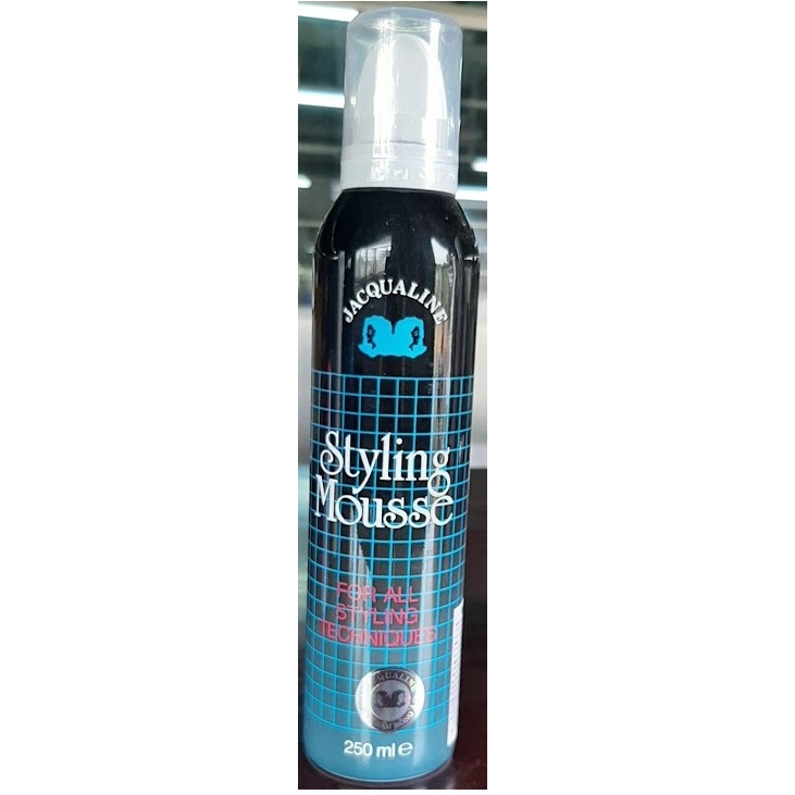 [HCM]Mousse tạo kiểu tóc Jacqualine 250ml (blue black)