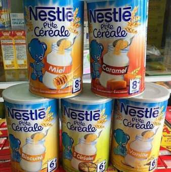 Bột pha sữa Nestle Pháp nhiều vị cho bé no lâu ngủ sâu