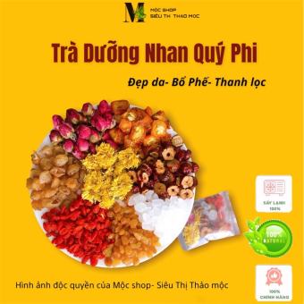 Trà dưỡng nhan Quý Phi (long nhãn,hoa cúc,kỳ tử,hoa hồng,nho xanh, ,táo đỏ)