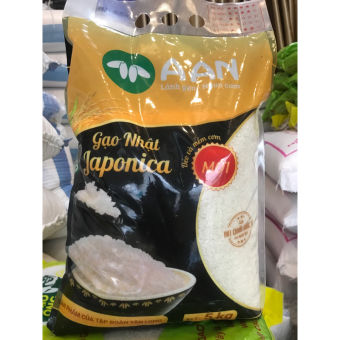 5kg gạo nhật Aan hạt tròn làm cơm sushi ,kimbap