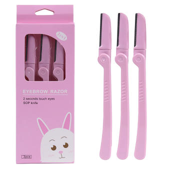 Bộ dao cạo mày set gồm 3 dao không gỉ