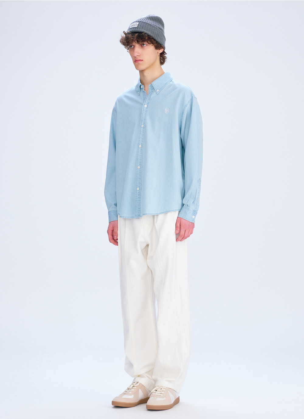 MARITHE FRANCOIS GIRBAUD M Tuck Wide Denim Pants Мужские джинсы - 2 цвета (Новинка 2024 г.)