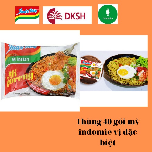 Thùng 40 gói mì xào indomie Vị Đặc Biệt 85g