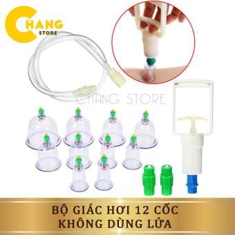 Bộ Giác Hơi Hút Chân Không Tiện Lợi GH12, Loai Xịn 12 ống thuộc bộ sp Dịch vụ cạo gió tại nhà, Dịch vụ cạo gió tại nhà, Xông lá tía tô có tác dụng gì