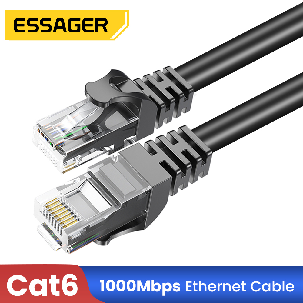 Essager Ethernet Cable Cat6 Lan Cable 10m UTP Cat 6 RJ 45 Splitter Network Cable RJ45 Twisted Pair P