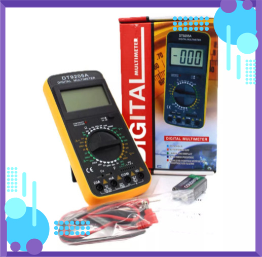 ĐỒNG HỒ ĐO ĐIỆN VẠN NĂNG DIGITAL DT-9205A - Đồng hồ đo dòng điện cao áp , đồng hồ đo Volt Ohm Amp với dòng AC/DC