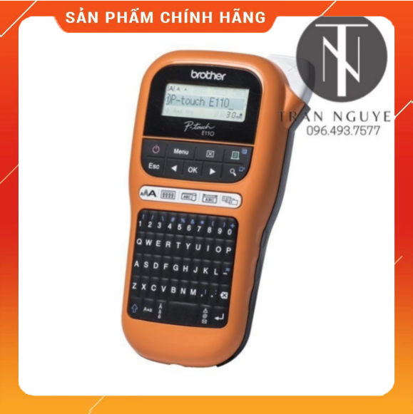 Máy in nhãn cầm tay brother pt-e110 - hàng chính hãng