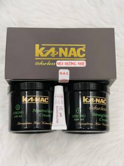 Kem Duỗi Tóc thẳng Mùi hương nhẹ KANAC (2x600ml) – Phục hồi tóc hư tổn và cho tóc luôn bóng mượt sống động