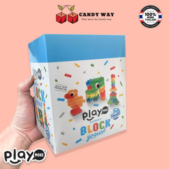 Kẹo dẻo xếp hình vị sữa chua Playmore - Gói 64g