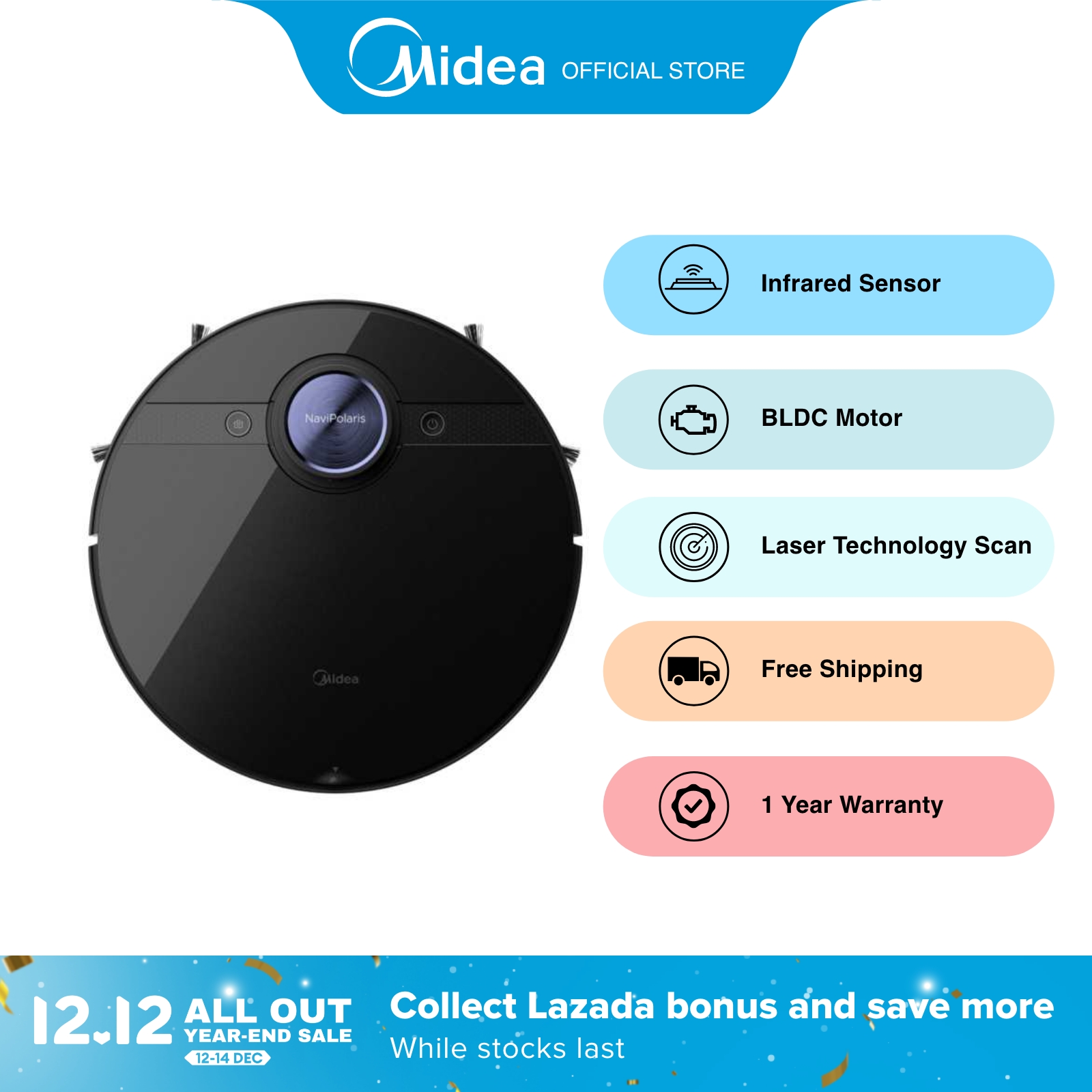 Midea M7 Pro Robot Vacuum Cleaner Now Available At Just XiaomiToday ...