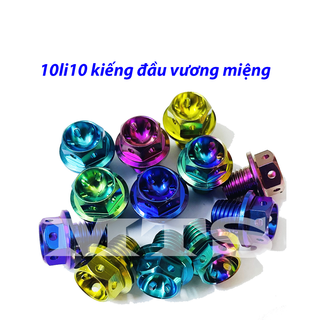 [HCM]Ốc Chân Kiếng TITAN GR5 Đầu Probolt 10li10 Thuận-Nghịch Cho Yamaha /Honda/SUZUKI