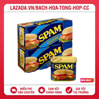 Lốc 8 Hộp Thịt Hộp Spam Classic (340g x 8) Mỹ