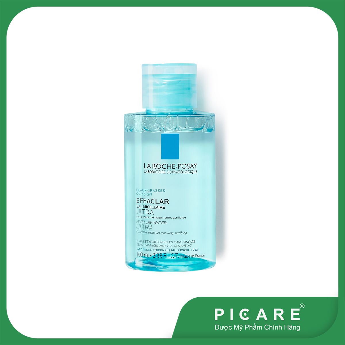 [GIẢM 20K ĐƠN 399K] La Roche-Posay Nước Làm Sạch Sâu Và Tẩy Trang Dành Cho Da Nhạy Cảm Micellar Water Ultra Oily Skin 100ml