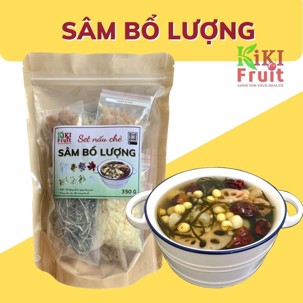 Chè Sâm Bổ Lượng Thơm Ngon, Giải Nhiệt Cuộc Sống Gói 350g - KiKi Fruit