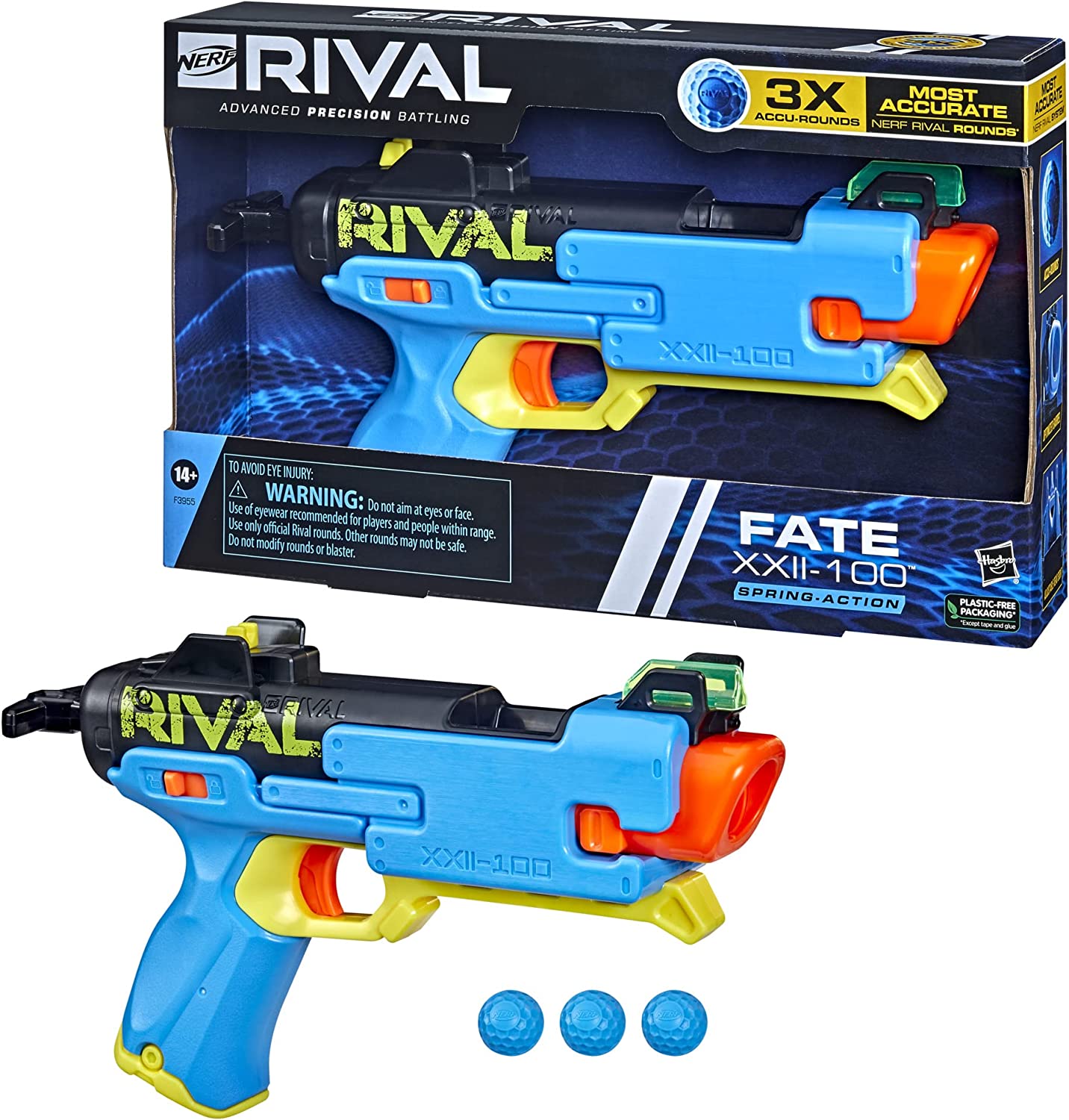Nerf Rival Perses Mxix 5000 Blue - Fastest Blasting Motorized Nerf