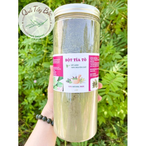 Bột tía tô sấy lạnh nguyên chất 100%, loại hộp 500g