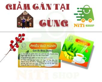 Trà giảm cân bí đao detox NiTishop bí đao giảm cân nhanh Thiên Long