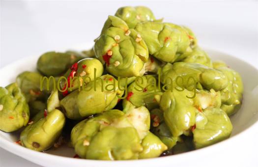 Cà na đập dập lắc muối ớt