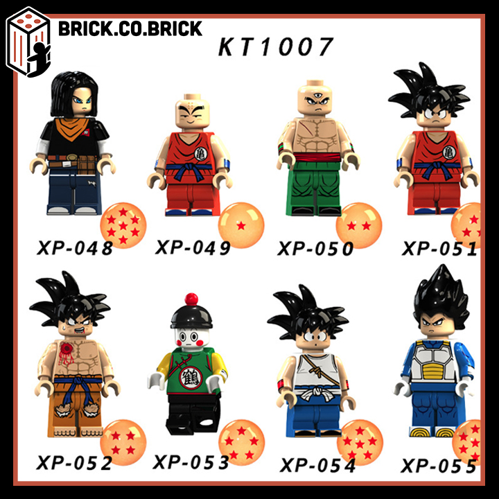 Đồ Chơi Lắp Ráp Minifigure Bộ Các Nhân Vật Trong Truyện Tranh Hấp Dẫn Dragon Ball KT1007