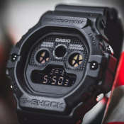 Casio Matte Black Waterproof Digital Sport Watch For Men/Women