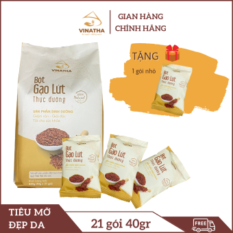 Bột Gạo Lứt Giảm Cân Tiêu Mỡ Thực Dưỡng Vinatha ( Túi 840g )