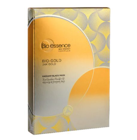 Gambar BIO ESSENCE Bio Gold 24K Gold Radiant Black Facial Mask (4s)