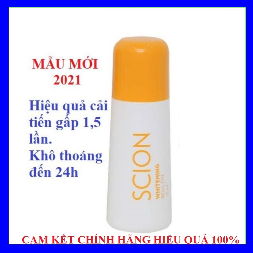 Lăn khử mùi Scion Nuskin 75ml Mỹ hết hôi nách khô thoáng nhanh lưu hương đến 24h - Lăn Sicon chính hãng
