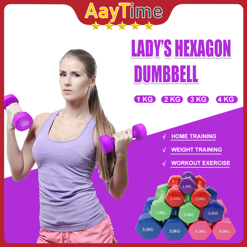 Lady Dumbbell For Strength Training Weight Loss Gym and Fitness Accessory equipment for home workout dumbbells