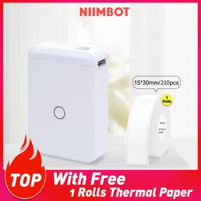 【Free Label】Niimbot D11/D110 Label Printer Wireless Bluetooth Thermal Label Portable Printer for Android/IOS Phone Inkless (1)