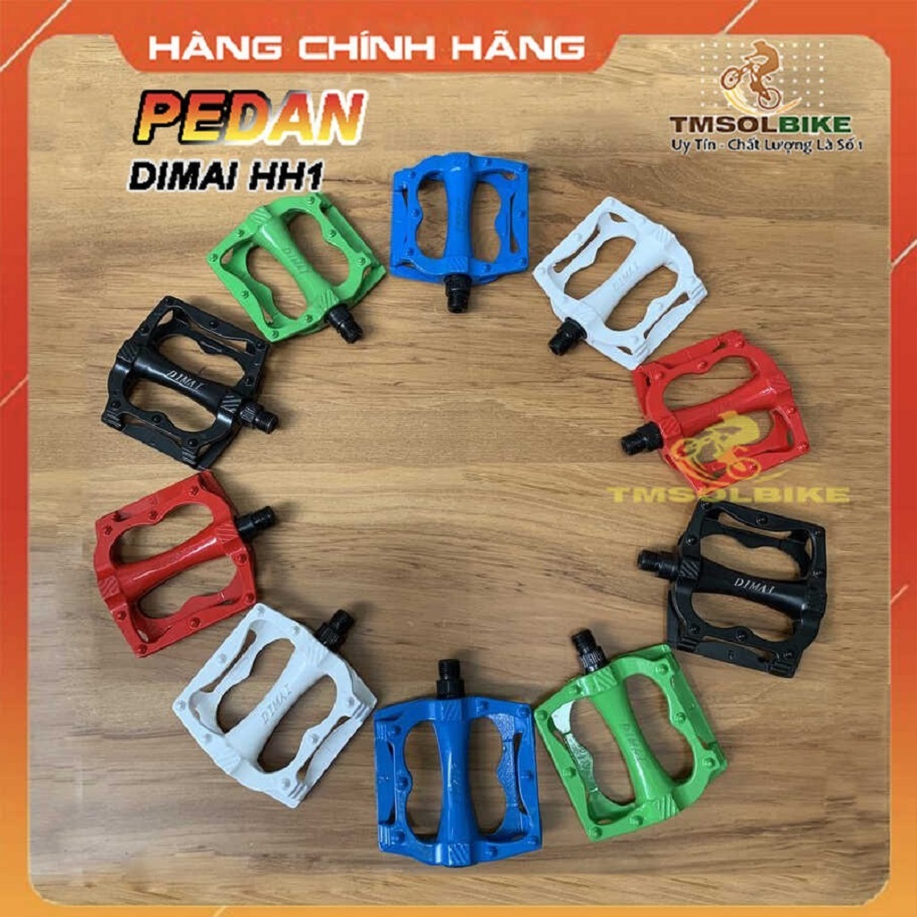 Pedan bàn đạp xe đạp full hợp kim nhôm siêu nhẹ chống trượt dimai