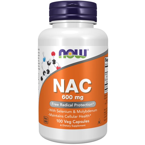 NAC Now Foods N-Acetyl Cysteine 600mg - Viên uống giải độc gan