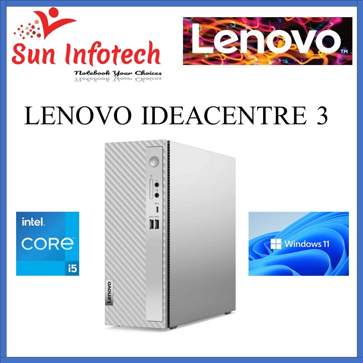 Lenovo Ideacentre 3 Desktop Pc - Intel I5-12450H, 8Gb Ram, 512Gb