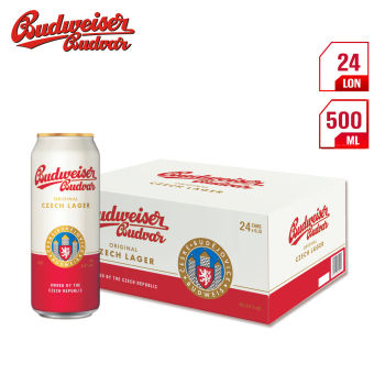 THÙNG 24 LON BIA BUDWEISER BUDVAR 500ML