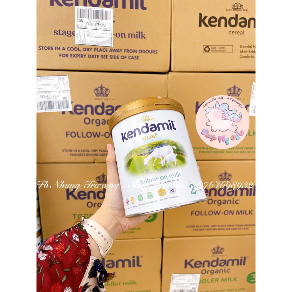 Sữa kendamil dê đạm a2 số 1, 2 ,3 - hộp 800g