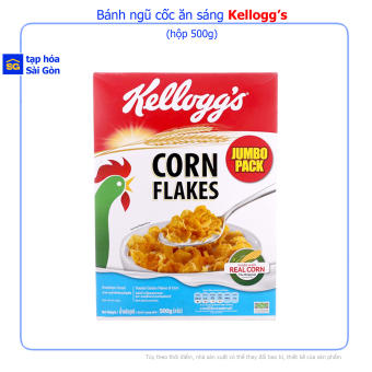 Bánh Ăn Sáng Ngũ Cốc Corn Flakes Kellogg's 500g – Bữa sáng tiện lợi, dinh dưỡng mỗi ngày
