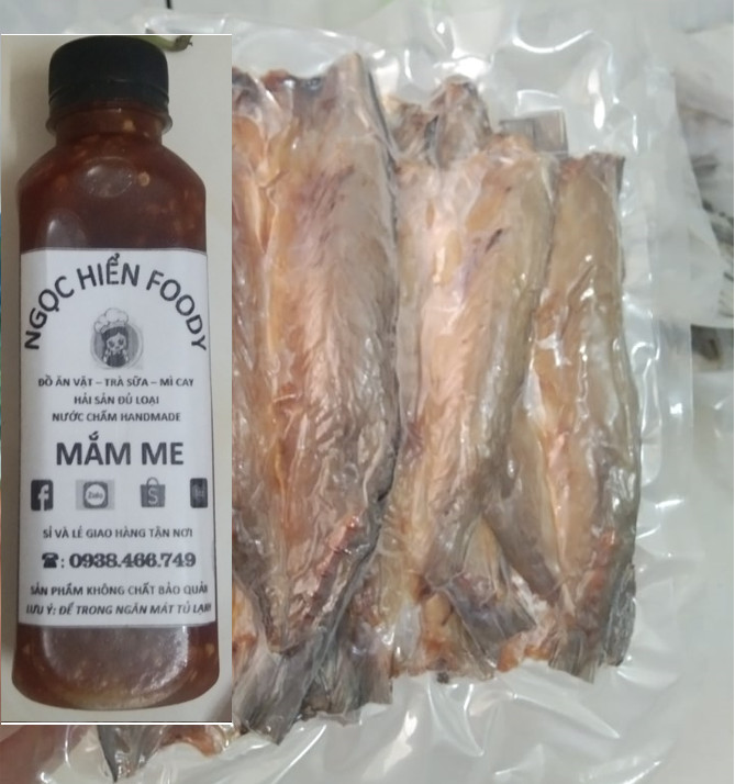 Combo khô cá nhồng 500g và mắm me chua cay chai 300ml, ăn là ghiền, sản phẩm giống y như hình, NGỌC HIỂN FOODY